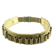 Тактический 25 ружье оболочки ремень для патронташа военный 12 калибр патронов держатель военный, для дробовика патронный ремень