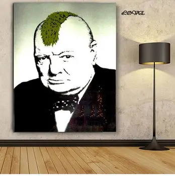 

abstract modern art hand painted pop art on canvas graffiti street art good for bedroom decoration