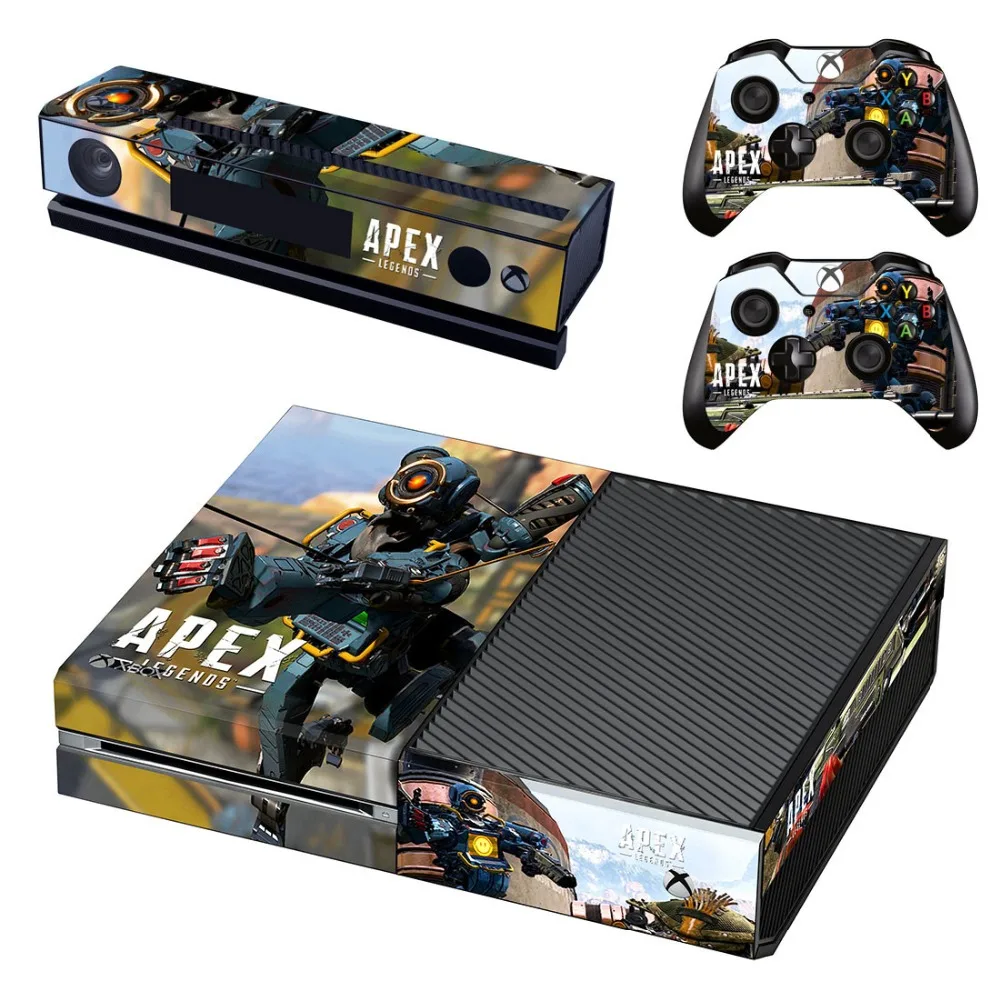 

Decal Moments Apex Legends Xbox One Skin Set Vinyl Decal Skin Stickers Protective for Xbox One Console Kinect 2 Controllers