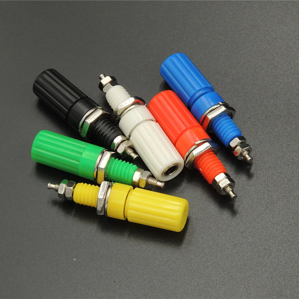 600 Binding Post For Speaker 4mm Banana Plug Test Connectors adapterin