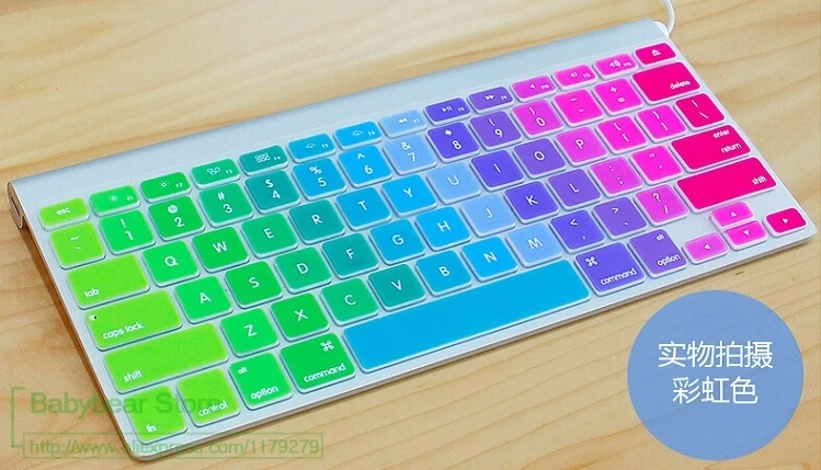 

Desktop PC Accessory for Apple Bluetooth Wireless keybord MC184CH A1314 IMAC G6 IMC Keyboard Protector US English Version
