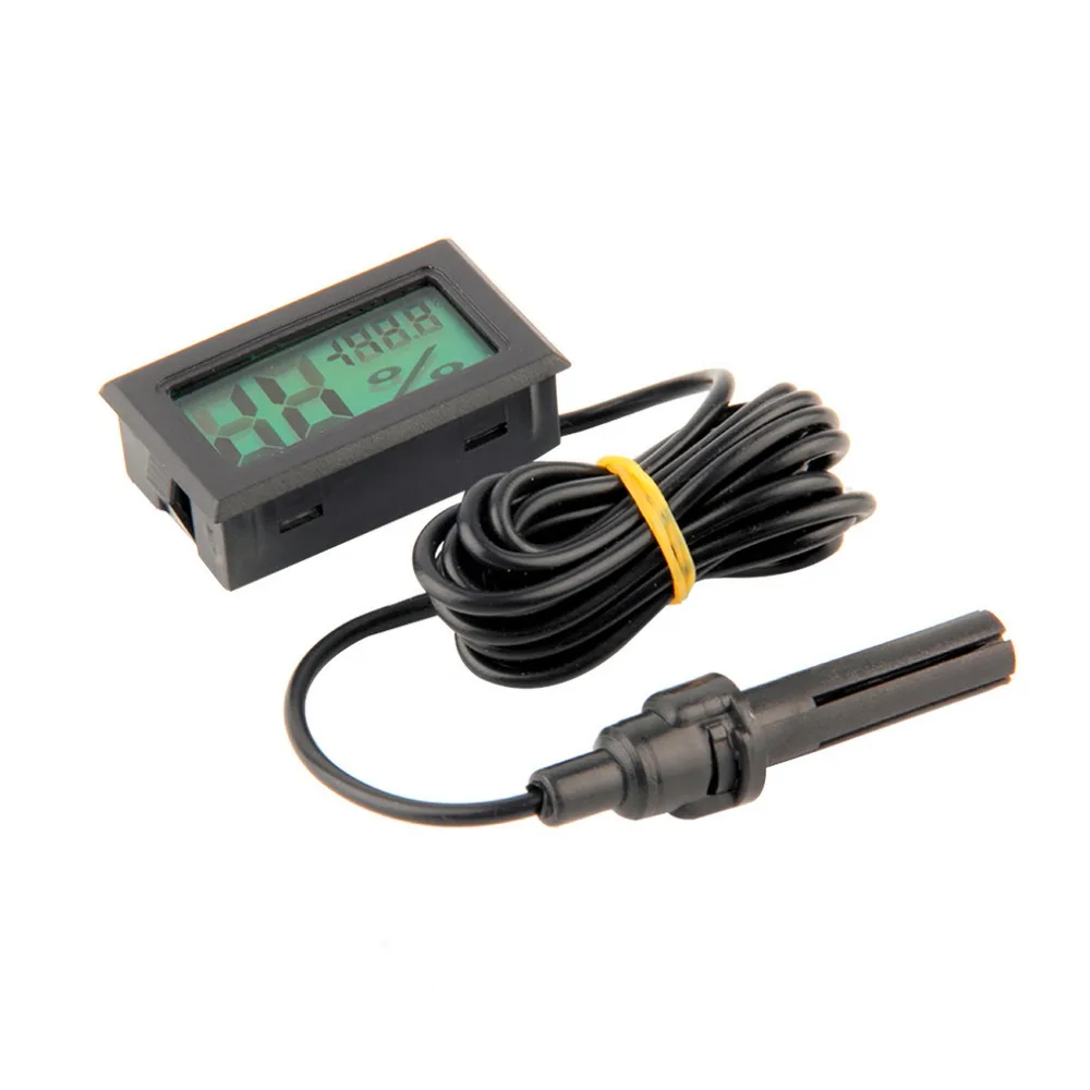 

2017 New Arrival Mini LCD Digital Thermometer Hygrometer Temperature Humidity Meter Digital Display black