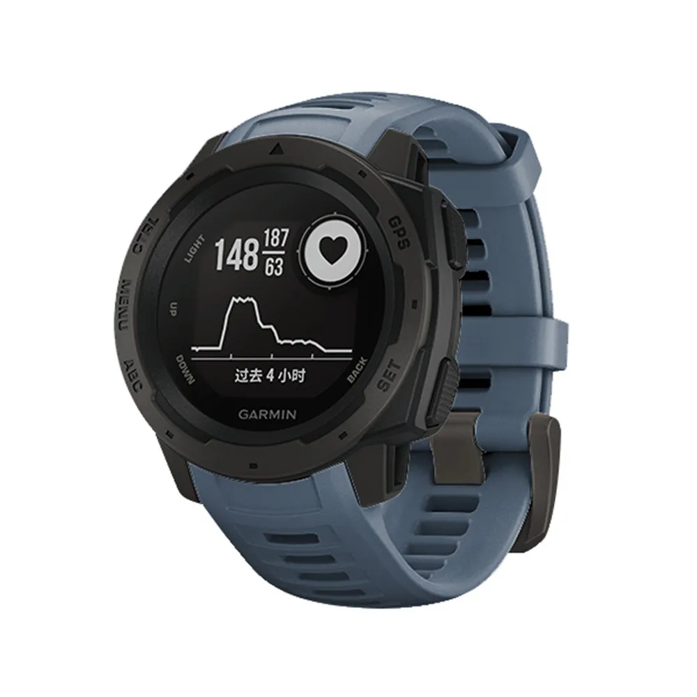 Ouhaobin Спорт Силиконовый ремешок для Garmin Инстинкт Спорт кремния eQuick выпуска замена ремешок смотреть полоса ремни l1204 #2