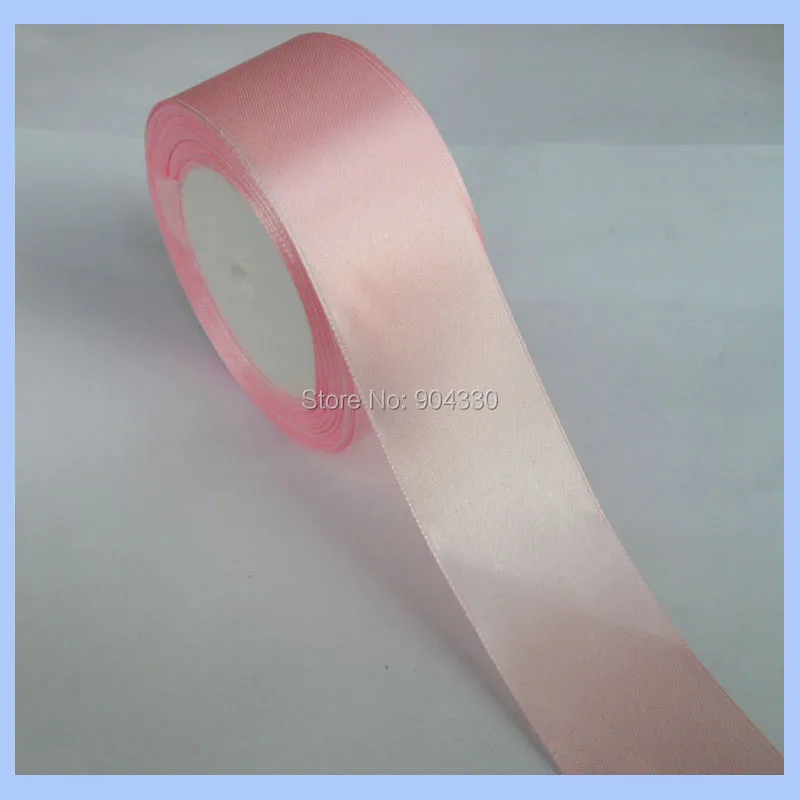

Free Shipping LANZZAY 25yards 1.5" 38mm Pink Polyester Satin Ribbon Bow Craft Jewelry Garment DIY Wedding Favor Single Face