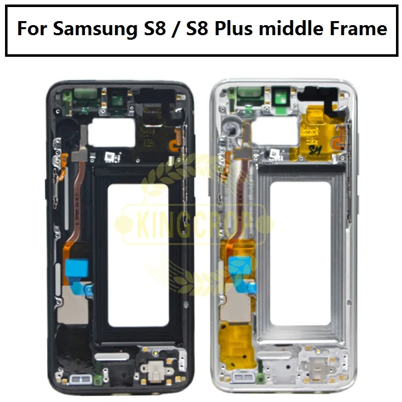 Средняя рамка для Samsung Galaxy S8 Plus G950 + G955 средняя Рамка металлическая Корпус Шасси с