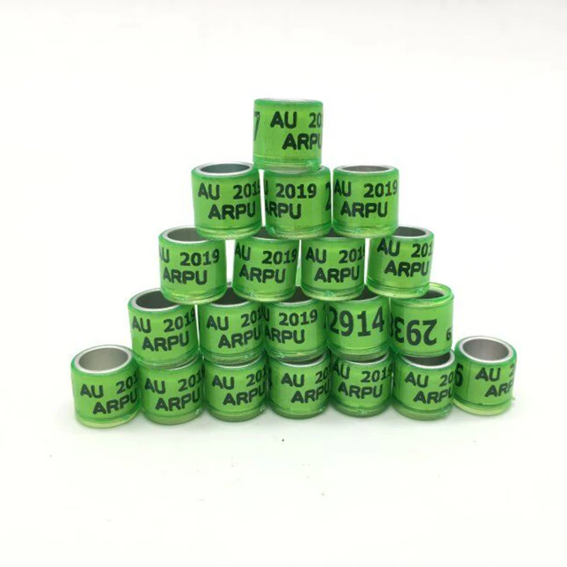 

2019 Pigeon Foot Ring Rings suppliers green NL FR UA BELG GB MAROC JAPAN DV 1000pcs/Lot