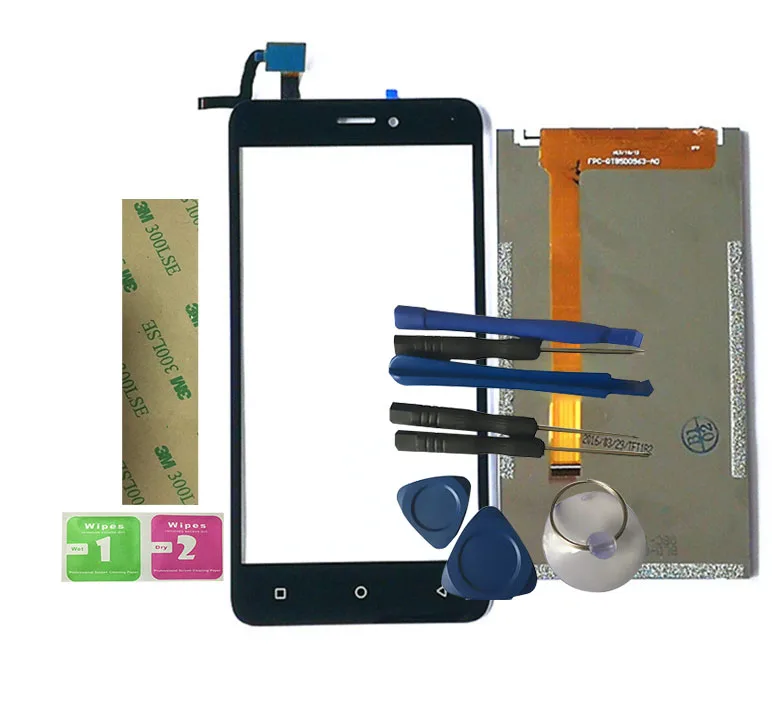 

New Display TXDT500SKP-273 With Touch Screen Y127068A3-R Digitizer Assembly Replacement With Tools+3M Sticker