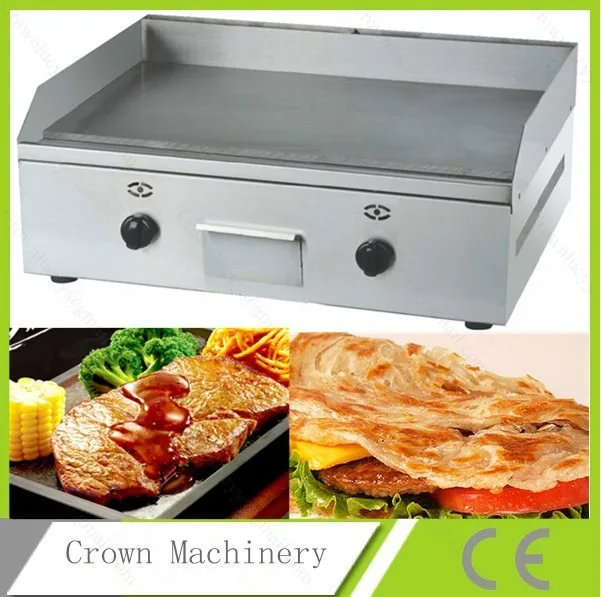 Heavy duty Flat Gas pancake griddlein Electric Grills & Electric