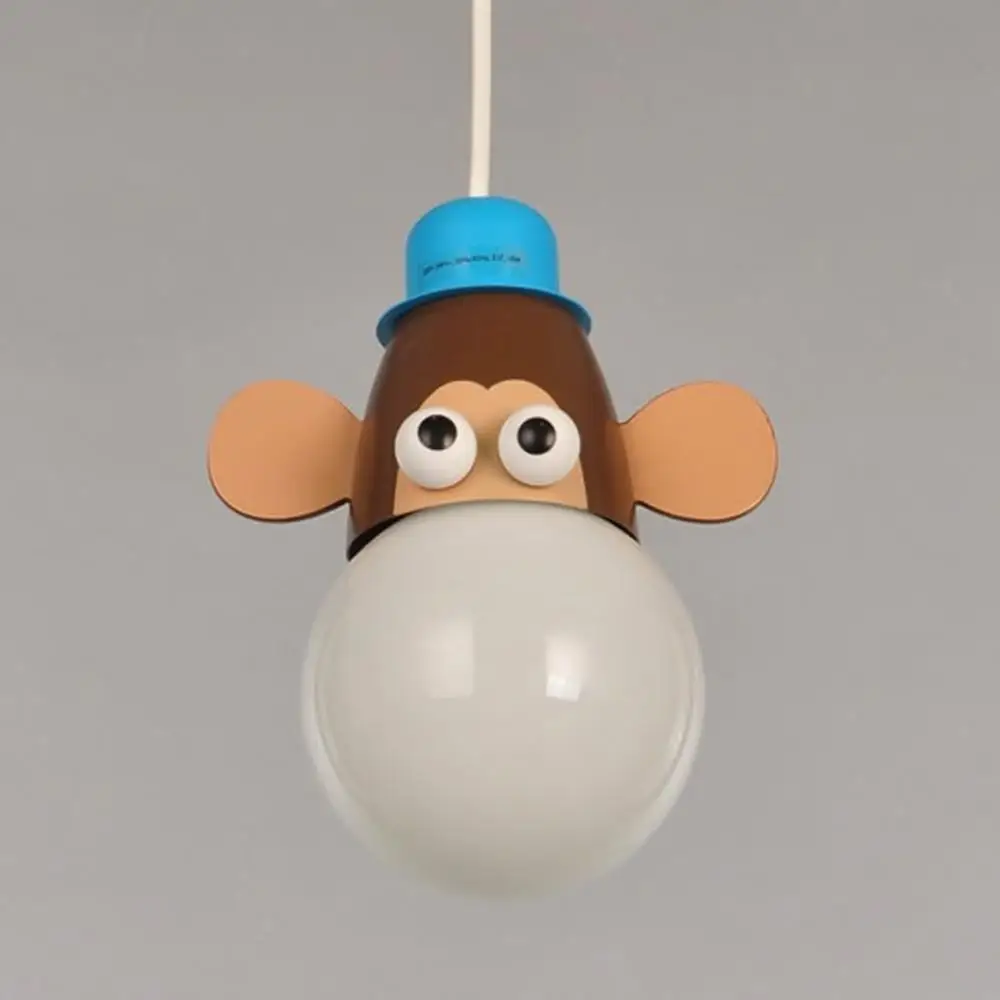 SANYI Новинка E26/E27 SMD светодиодный подвесной светильник мультфильм животных Обезьяна зебра жираф детская спальня спальный светильник - Цвет корпуса: Monkey