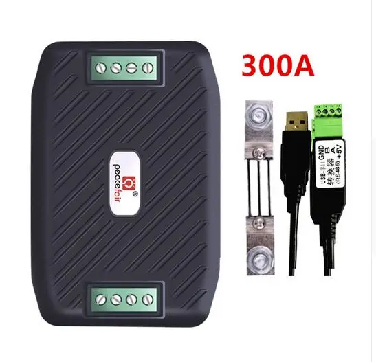 Вольтметр RS485 300 в а с шунтом от 50 до А|Измерители напряжения| |