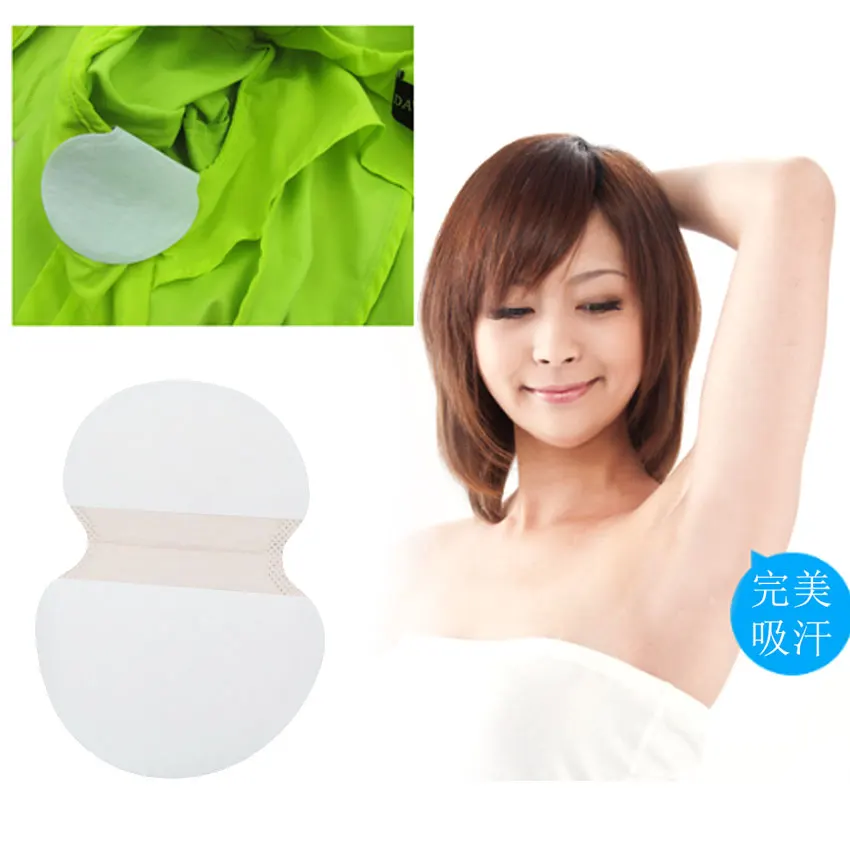 50pcs=25packs Summer Deodorants Underarm Sweat Pads Dress Clothing