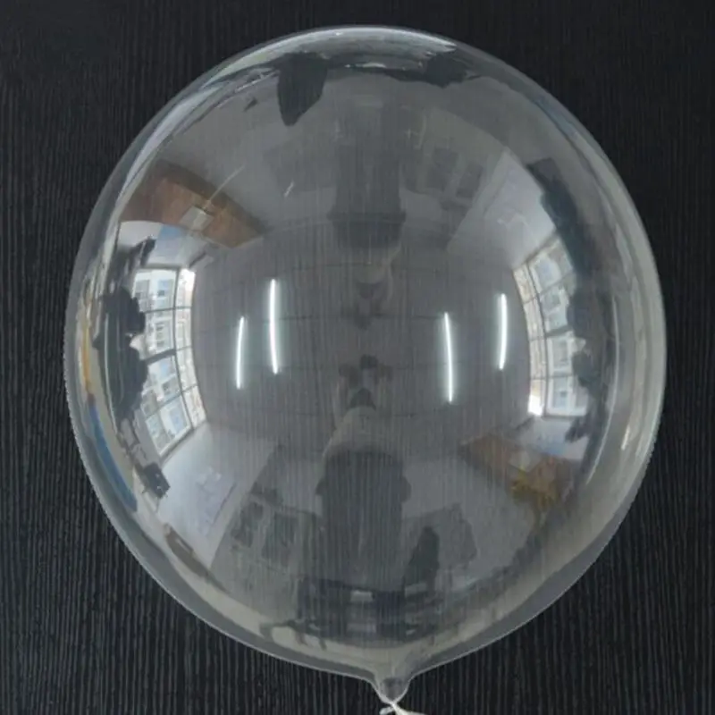 

5pcs/lot No Wrinkle Bobo Transparent Clear Balloons Marriage Wedding Decoration Helium Inflatable Balls Gifts Bubble Balloons