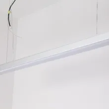 Подвесной светильник 40 Вт 50 Вт 60 Вт 1200 мм 1500 мм 1800 мм светодиодный линейный свет для офиса 3 года гарантии