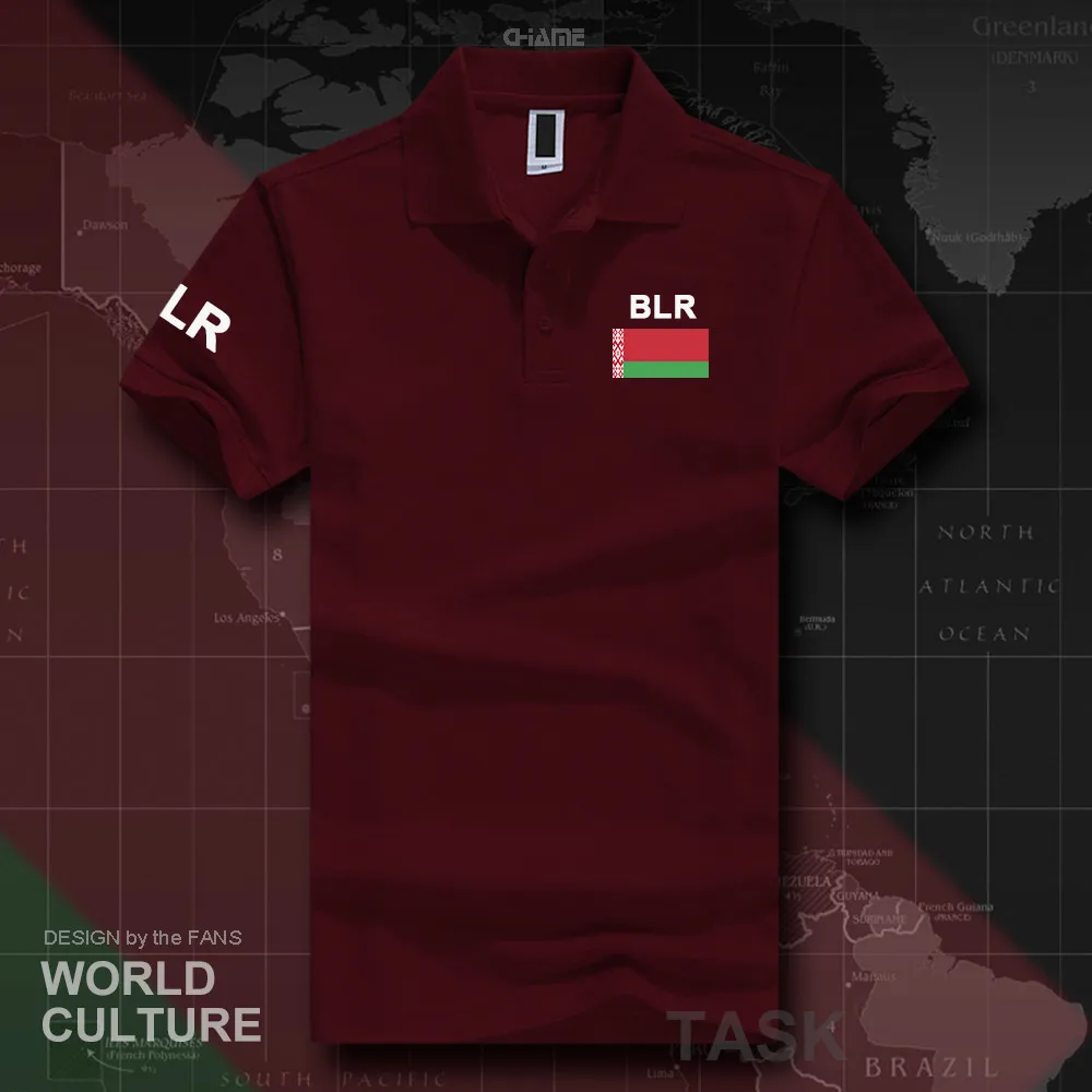 

Republic of Belarus Belarusian polo shirts men short sleeve white brands printed for country 2017 cotton nation team flag BLR