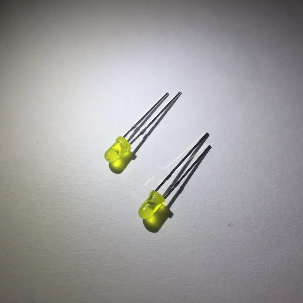 On sale 20pcs/lot 3MM Yellow light emitting diode Super bright yell Led