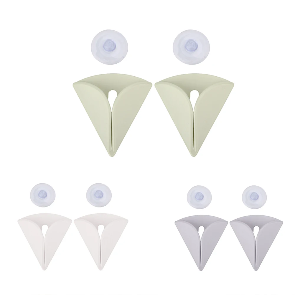 2 قطعة/المجموعة البلاستيك غسل القماش كليب منشفة حامل شفط تخزين منظم رف جدار شماعات رف للمطبخ الحمام 2 قطعة/المجموعة البلاستيك غسل القماش كليب منشفة حامل شفط تخزين منظم رف جدار شماعات رف للمطبخ الحمام