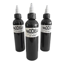 3 шт. Microblading черный пигмент тату набор чернил татуаж тела Краски 4 унц. татуировки бровей Губы подводка для глаз татуировки Красота инструменты