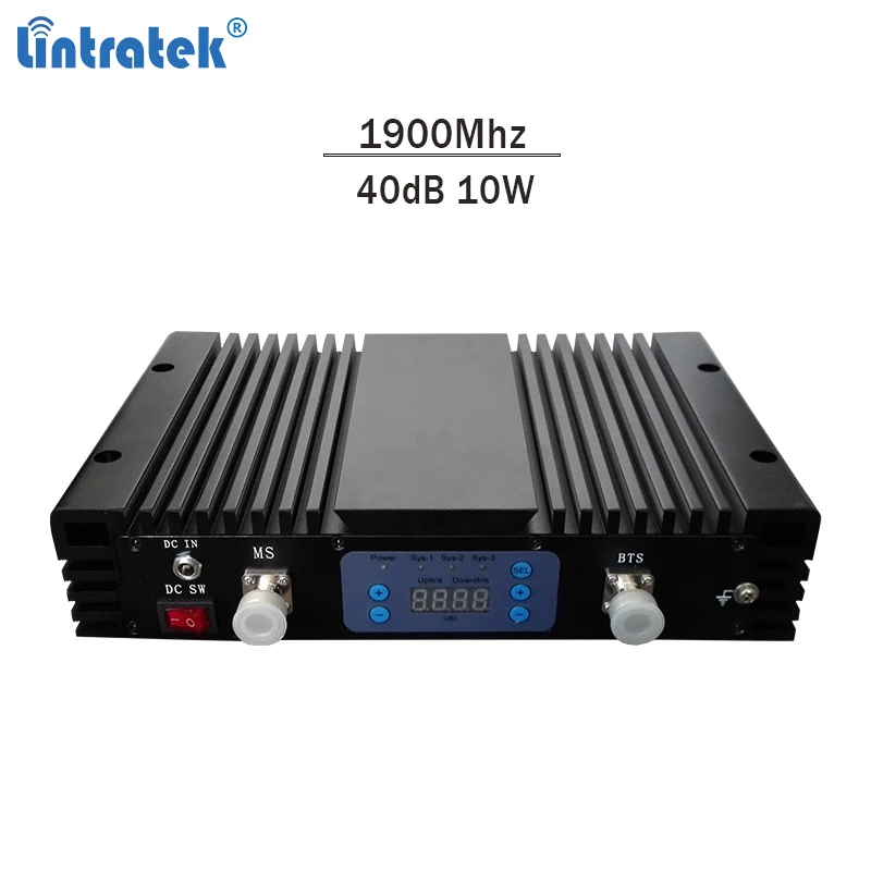 

Lintratek 90dB GSM Repeater 3G 1900Mhz Celular Cignal Booster 3G Mobile Signal Amplifier AGC MGC with LCD Display Powerful #8.9