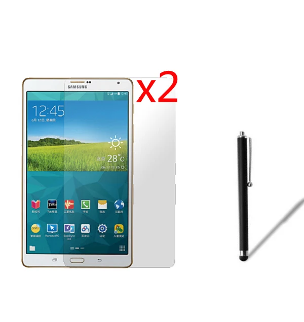

2x film +2x cloth +1x Stylus , Anti-Glare Matted Screen Protector Matte Films For Samsung Galaxy Tab S 8.4 T700 T701 T750C 8.4