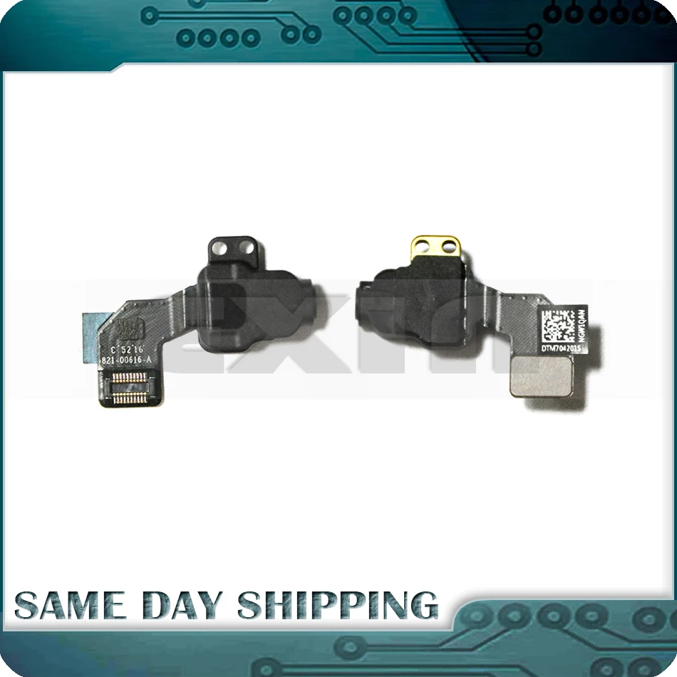 

New for Macbook Pro Retina 15" A1707 Audio Headphone Jack with Flex Cable 821-00616-A Late 2016 Mid 2017 Year EMC3072 EMC3162