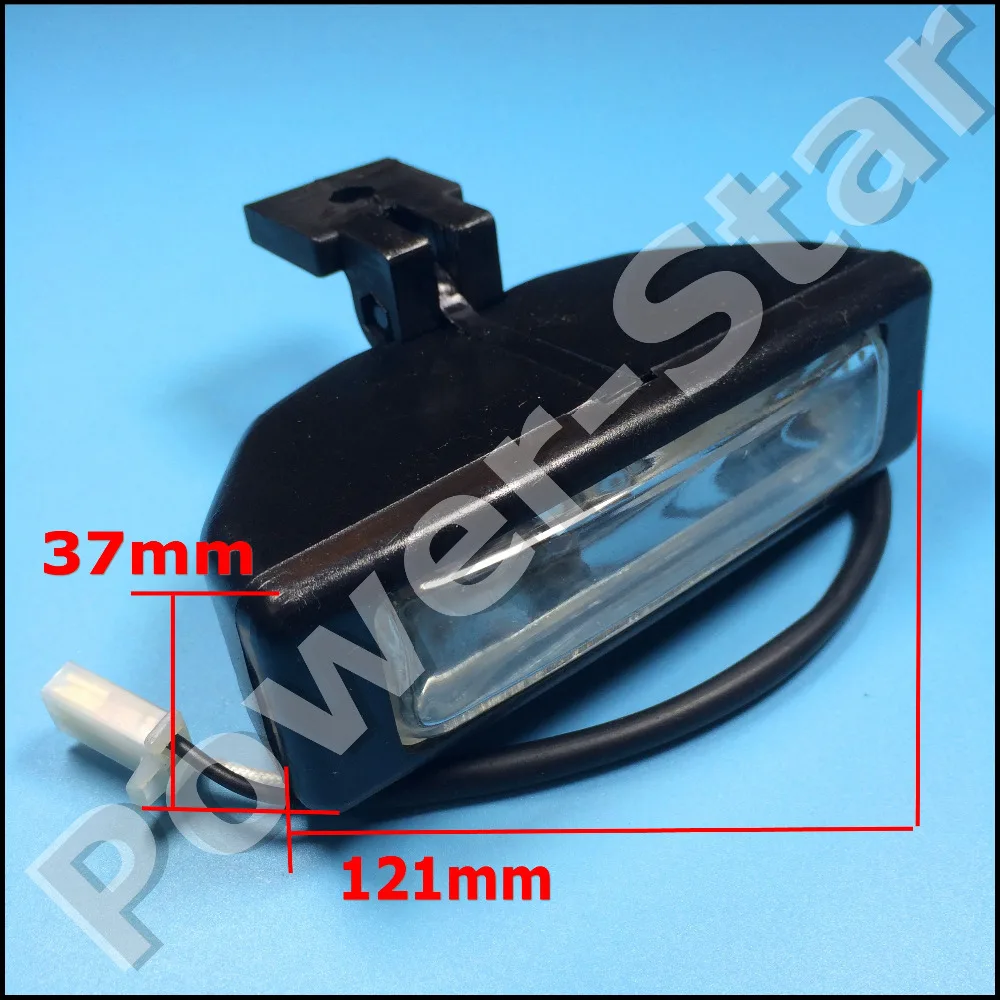 

Free Shipping Universal rectangular headlight assembly Originally for Yerf Dog Spiderbox GX150 Go Kart