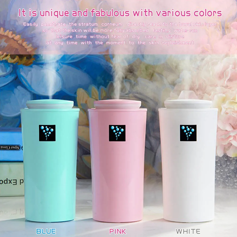 

260ml USB Mini Electric Aroma Air Diffuser Car Ultrasonic Humidifier With Led Night Light Mist Maker For Home Office Decor