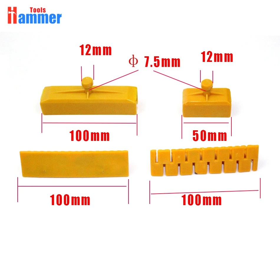 Желтые клеевые вкладки набор инструментов для автомобиля безболезненный инструмент для ремонта вмятин Инструменты для ремонта вмятин длинные Инструменты для ремонта вмятин