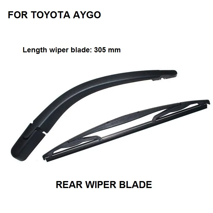 For Toyota Aygo Hatchback (20052014) 305mm 12" Rear Windscreen Wiper