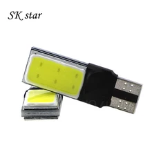 1pcs free shipping T10 LED 194 168 W5W COB Interior Bulb Light Parking Backup Brake Lamps Canbus No Error Cars xenon Auto Led