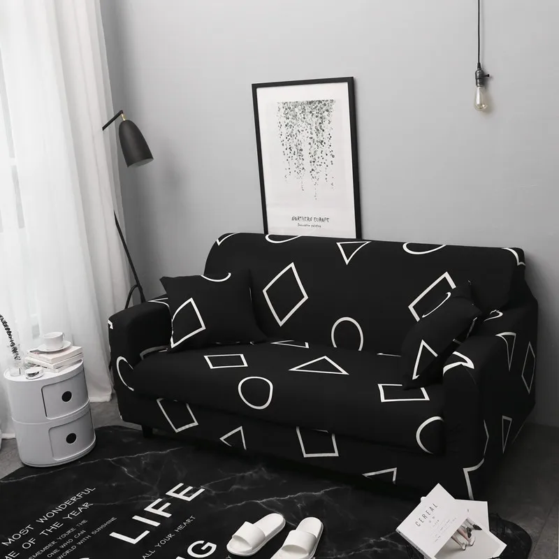 رمادي خط أريكة غطاء أريكة ضيق التفاف شامل زلة مقاومة أريكة يغطي ل غرفة المعيشة المنزلي أريكة يغطي الأغلفة