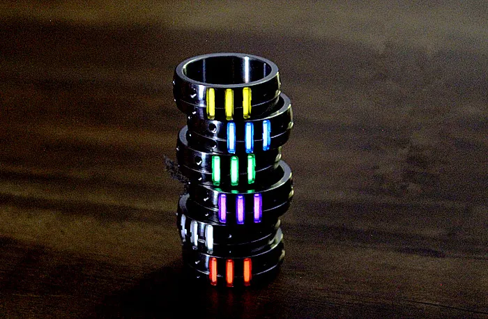 

16mm Titanium Alloy Tritium Tube Tritium Gas EDC Luminous Ring EDC Multi Tools