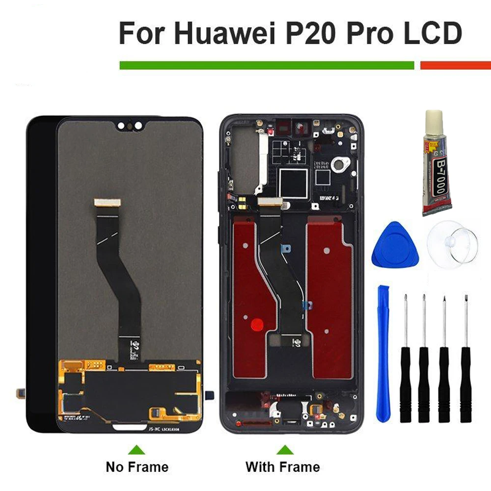 

Sinbeda AAA LCD For HUAWEI P20 Pro LCD Display Touch Screen Digitizer Assembly For P20 Pro CLT-AL01 LCD P20 Plus Display Parts