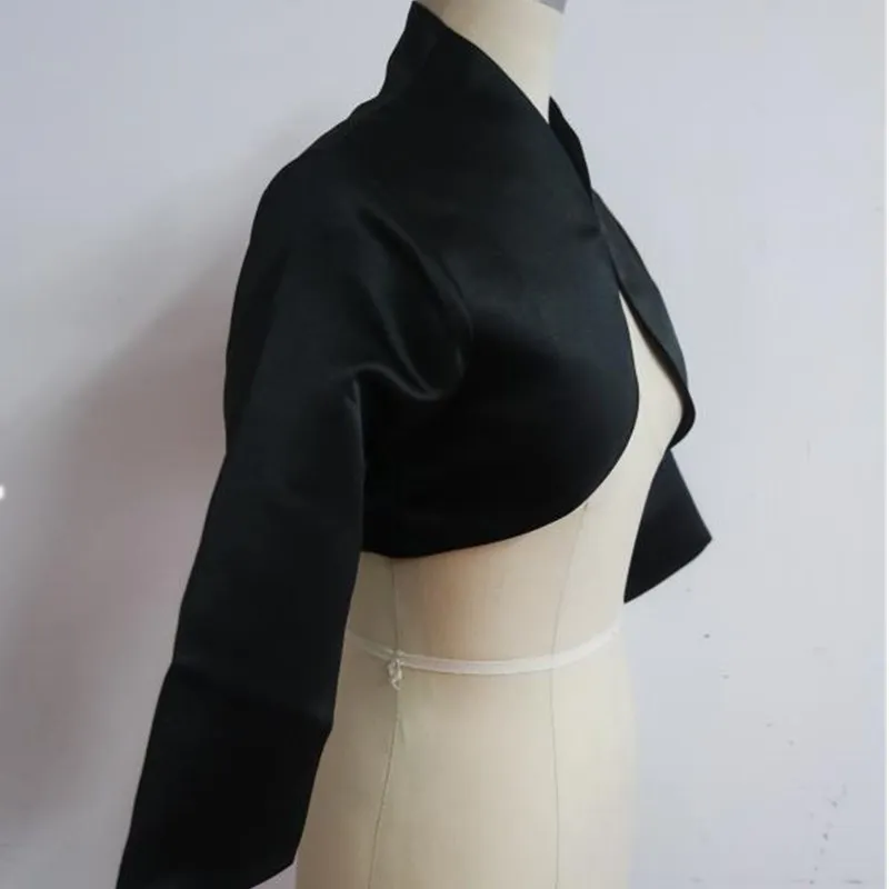 ruthshen Black Women Jacket Bridal Accessories Wedding Jackets / Bolero / Shrug Custom