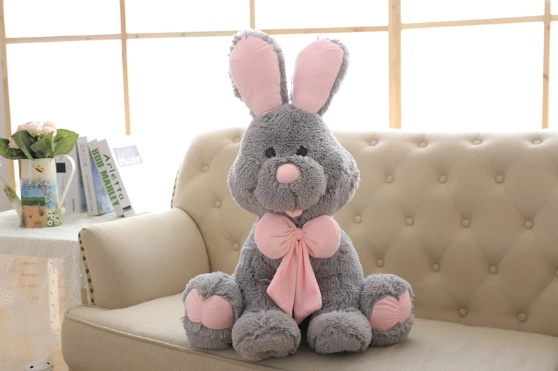 70 см милый костко американский большой кролик мягкие куклы плюшевые игрушки Америка кролик животное с длинными ушами игрушки для детей
