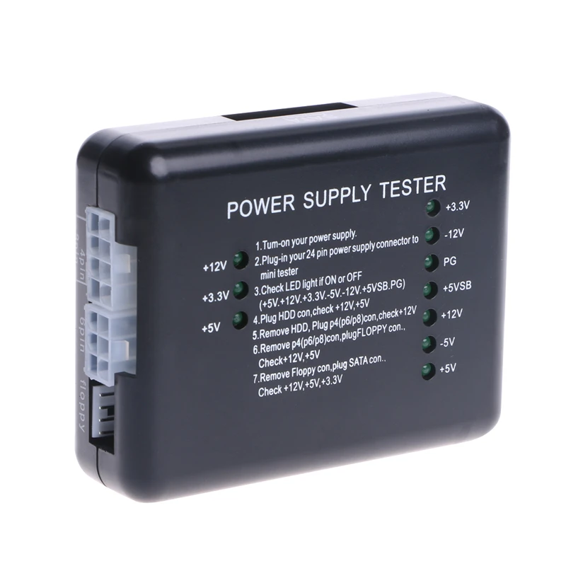 

20 24 Pin PSU ATX SATA HD Power Supply Tester