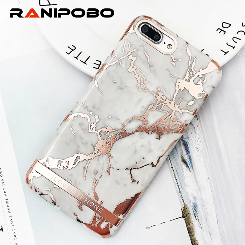 

Marble Print Phone Case For iphone X 8 7 6S 6 Plus Case High Quality bullion Hard PC Cover Cases For iphone 6