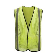Сетчатый защитный жилет светоотражающий жилет безопасности крюк и петля