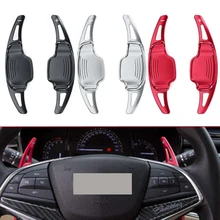 1 пара шифтеры сдвиг удлинение лопасти для 2012- Шевроле Камаро Алюминиевый сплав Черный Красный Серебряный аксессуары коробки передач