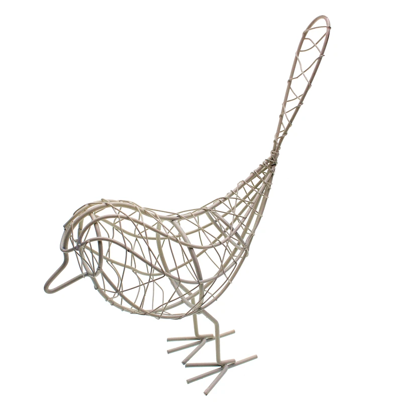 New Garden Wrought Iron Bird Ornaments Gift Crafts Metal Craft Wire