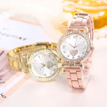 JBRL 2018 Venda Quente de Quartzo Das Senhoras do Relógio De Pulso Das Mulheres relógio de Pulso em Ouro Rosa Relógios Para Relógio Feminino Montre Femme Relogio feminino