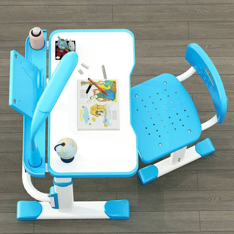 3C Children Learning Set with LED Lithium Battery Light 4 to 5 H Warm Cold Natural Matte Table Chair for 3 to 18 Years Old