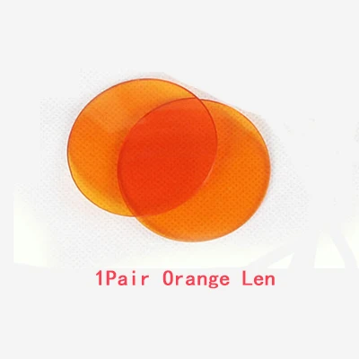 NK пара разноцветных очков линзы для унисекс очки винтажные очки сварочные панк стимпанк очки крутые солнцезащитные очки линзы - Цвет: Orange