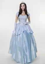 European palace dress costumes queen long dress Halloween snow white fantasia adulto princess costumes for adults