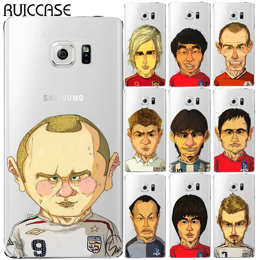 

Cartoon Famous Soccer Player Case For Coque Samsung Galaxy Grand Prime J3 J5 J7 J2 Prime 2015 2016 2017 Note 3 4 5 8 Phone Cover