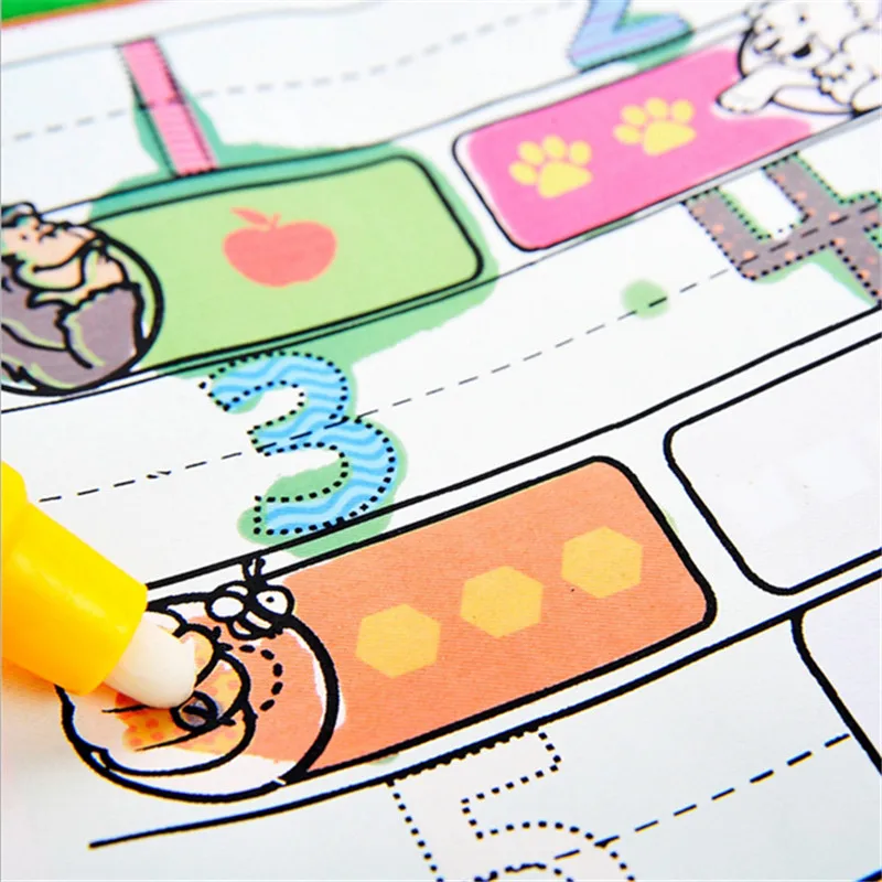 new children kids water drawing book with 1 magic pen children digital coloring book water painting board coloring book for kids - Children Drawing Books new children kids water drawing book with 1 magic pen children digital coloring book water painting board coloring book for kids - Children Drawing Books