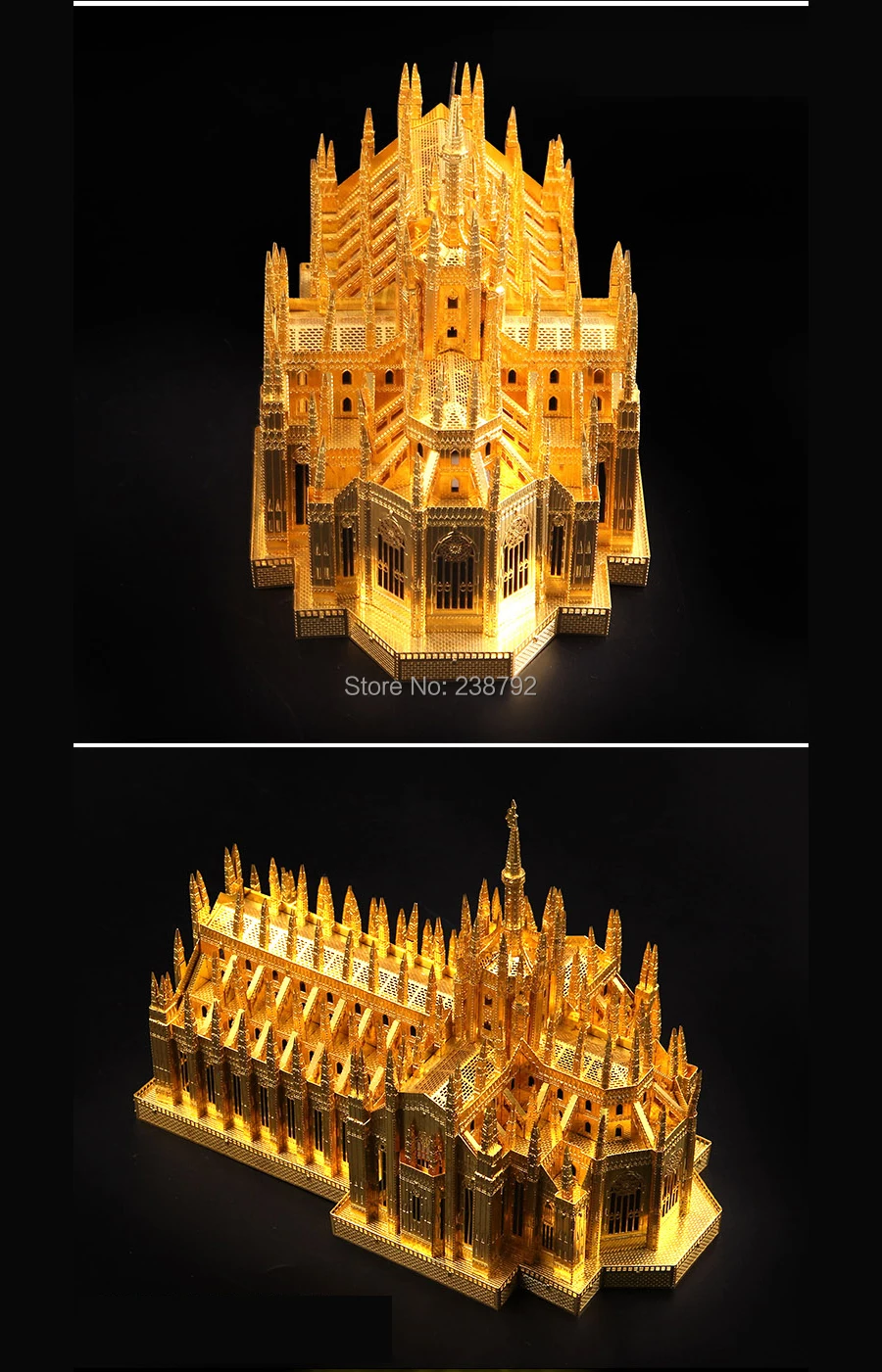 3D металлическая головоломка Миланский кафедральный собор, 255 деталей, Duomo di Milano, строительные модели, наборы, сделай сам, 3D лазерная резка, пазлы, игрушки для детей и взрослых