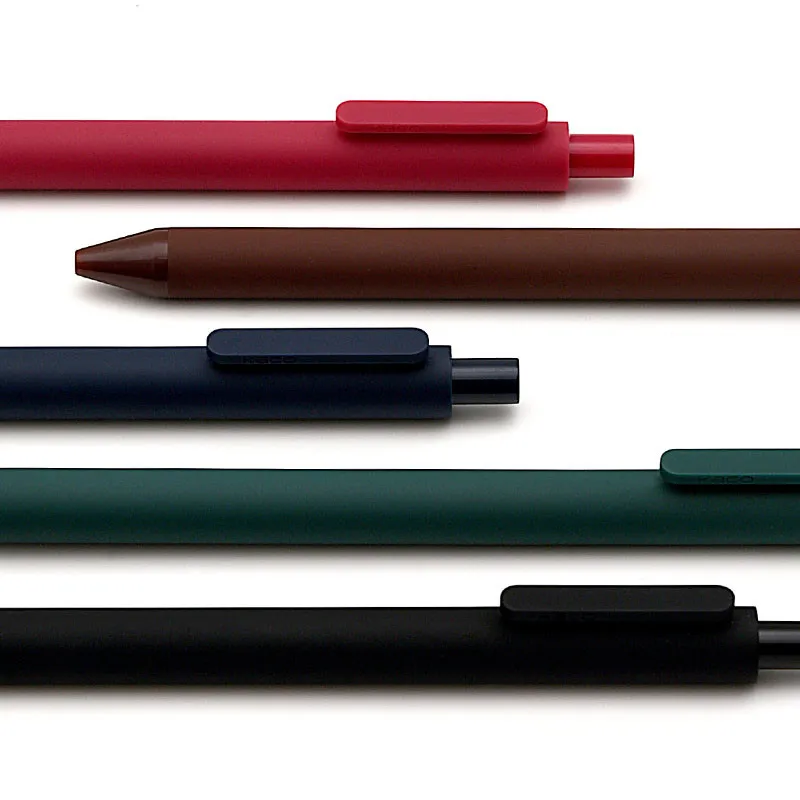 5pcs/Pack Youpin KACO 0.5mm Sign Pen Signing Pen Smooth Ink Writing 5 Colors for Student School/Office worker