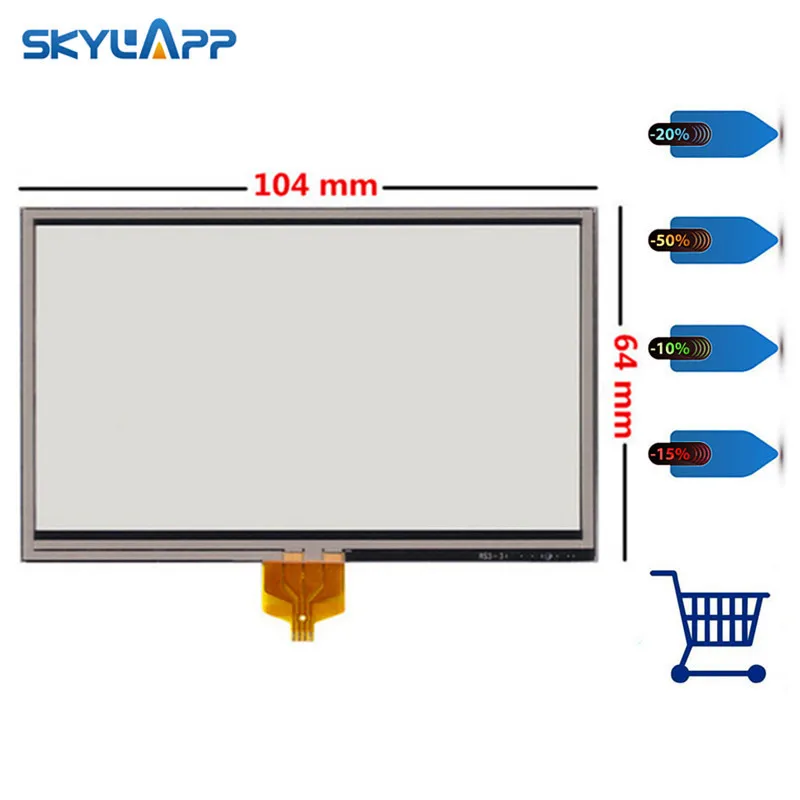 4,3 дюймовый сенсорный экран для TOMTOM GO 630 730 920 XL N14644 Сенсорная панель сенсорная панель дигитайзер замена стекла