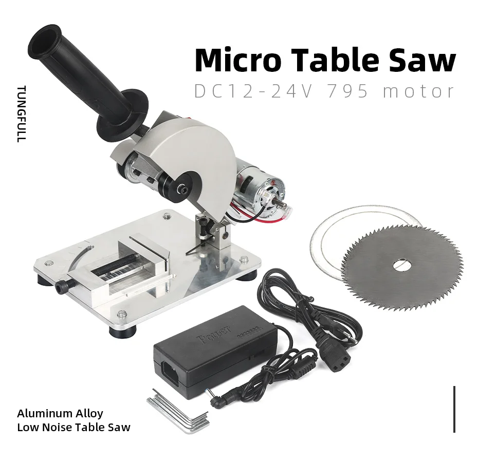 Micro Adjustable .223 to 22TCM Brass Sizing Jig for HF 2'' Mini Saw 3D Printed 