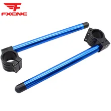 Обычный 31 мм-55 мм CNC руль мотоцикла клип-Оны вилка рукоятки зажим для yamya R1 R3 R6 R125 MT07 MT09 MT10 MT125